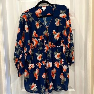 J for Justify 3x flora blouse